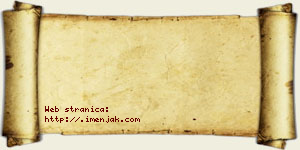 Ksenija Pejaković vizit kartica